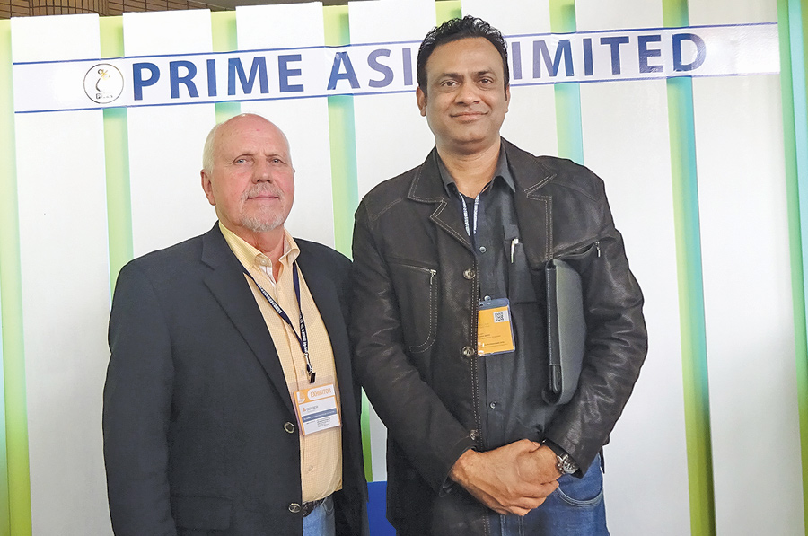 (L-R) Bill Ramsey, Regional Sales & General Manager – South West Asia, Gerber with Asib Reza, MD, Prime Asia Limited