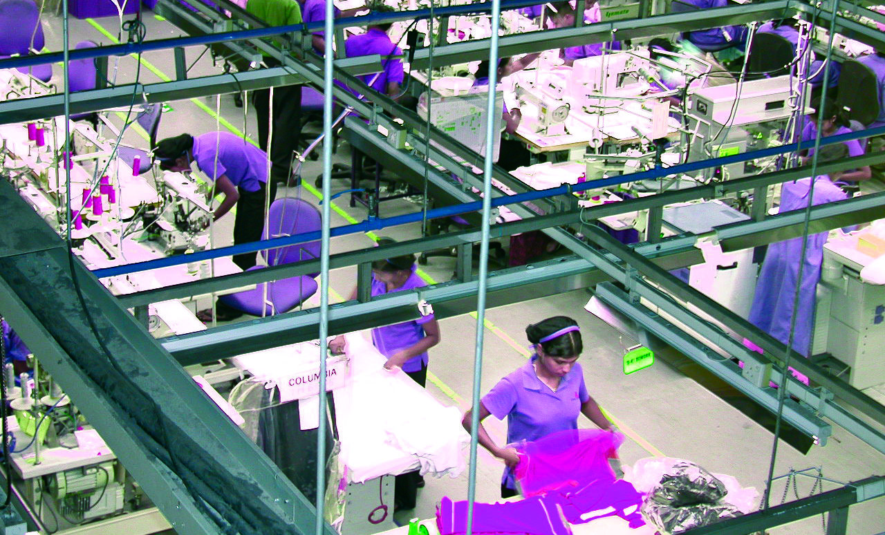 Linea Intimo shop floor where RAPTOR was implemented