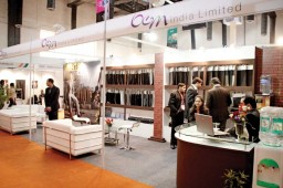 OCM created its booth to give a feel of a retail outlet