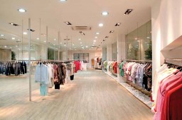 Showroom at Radhamani Textiles