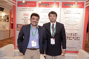 Ajay Gandhi, (L) Dy. Manager – Sales & Marketing with Kiran Shetty, Asst. Manager, Sales & Marketing, Garware Bestretch