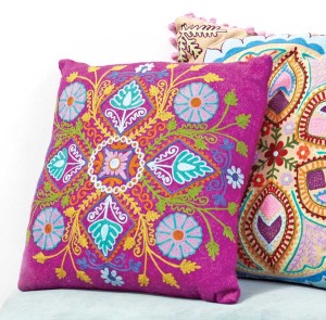 Due to the high quality of embroidery done on home decor items, Kashmiri crewel-work is in great demand throughout the world