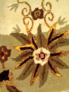 Detailed motif on carpets is a specially of Kashmiri carpets
