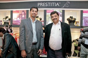 Piyush Mishra, GM Marketing (left), with Rajiv Sharma, National Sales Manager,  Pure Ultratech Fashion
