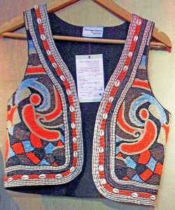 Beaded waist coat with tribal pattern by Cheer Sagar Exports