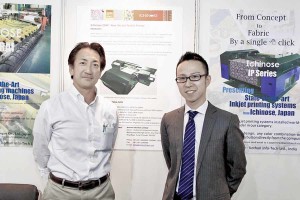 N. Kataoka, Chief Sales Department and H. Kaneda, Sales Department from Ichinose