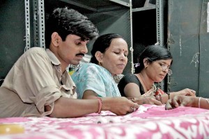 Handwork is the forte of Nazrana Chikan