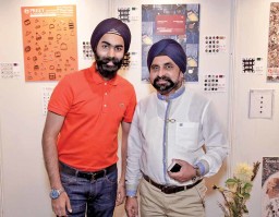 Gurpreet Singh, MD, Preet Buttons and Fasteners Industries (R), Delhi with his son Manpreet Singh is going for expansion