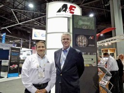 Firm believers of innovation – Mark Hatton (L), Director Marketing and Sales Administration with Phil Freese, Director Global Retail Solutions, American & Efird