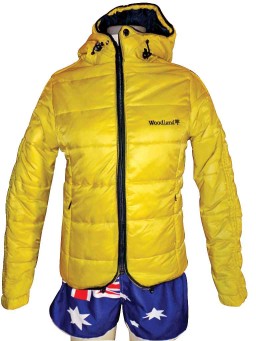 One of the jackets manufactured by NIPA Group for the Indian brand Woodland