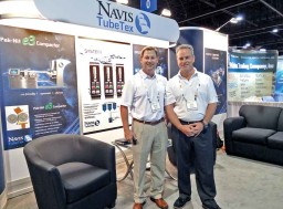 Will J Motchar (L), CEO and President; and Jeffrey T Dixon, Senior Director International Sales, Navis TubeTex, say India is doing well
