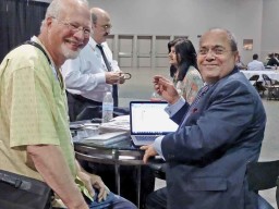 Ram Sareen (R), President, Tukatech was happy that the company made a mark on home turf