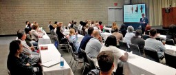 Ed Gribbin, President, Alvanon shares fit related knowledge at the program