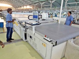 Pocket creasing machine from Ngai Shing