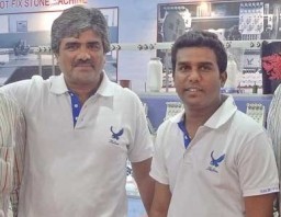 Paresh Jariwala, President & CEO, with R.S. Kalidass of Golden Falcon