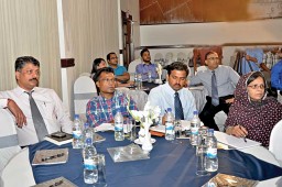 (L to R) Manish Ojha (Country Manager - Asmara B’desh), Chanchal (Merch. Manager – Standard Group), Prasanna (GM QA & Tech – Asmara B’desh) and Rubina (Manager Compliance – Standard Group)