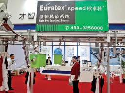 The Euratex Hanger System had developed specialised bucket-type small part carriers in place of hanger for knitted and kidswear apparels 