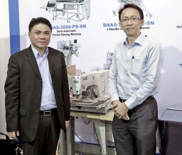 Adrian Leow, General Manager (L) and Foo Toon Pow, Managing Director, Focus Garment Tech