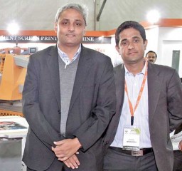 Hanish Mehta, General Manager – Sales with Keyur Vashi, Sales Manager, Grafica