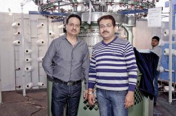 Narinder Kumar, Owner Narinder International with Vicky Adya, Sales Executive, Narinder International, dealer for Kauo Heng