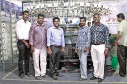 R.S. Kalidass, VP, Golden Falcon India Pvt. Ltd. (C) with his team