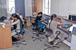 Young girls picked up from engineering colleges form an integral part of the team at the workshop 