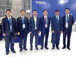 Team Typical – (L to R) Tian Ding; Ding Fengshin; Chen Jinshan (General Manager); Li Ganghui Group Chairman; Manoj Kumar Gupta; and Zhai Yi 