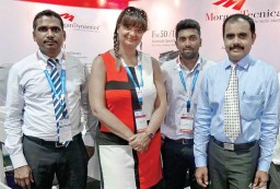 (From left) Anandakumar, MD, GA Morgan Dynamics and Federica Giachetti, President, Morgan Tecnica with their team