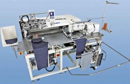 The Juki AP-876 jeans back pocket setter is among the most popular machine from the automatic range of sewing machines from Juki
