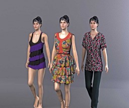Screen shot of Styku body scanning system