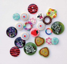 Some of the innovative prints on buttons offered by Fusion Some of the innovative prints on buttons offered by Fusion
