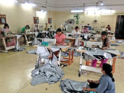 Stitching of a canopy