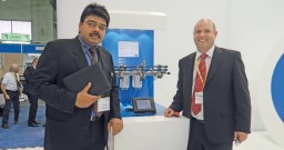 Rajesh Bihani of Rajasthan International with Stefan Maier of Memminger-Iro