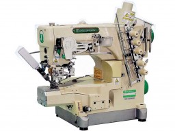 MJ2600SD-356/EWT, is the first small cylinder bed interlock machine with left side fabric trimmer