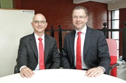 Joachim Richter, CEO and Andreas Korz, Sales and Marketing Director, PFAFF