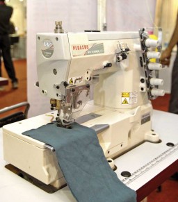 Pegasus W1500P flat bed interlock sewing machine