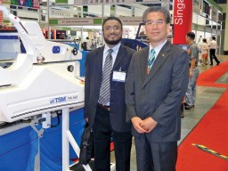 A K Azad, Managing Director, Glory Trade Centre, the sole agent of TSM in Bangladesh with James Kao, President, TSM Enterprise
