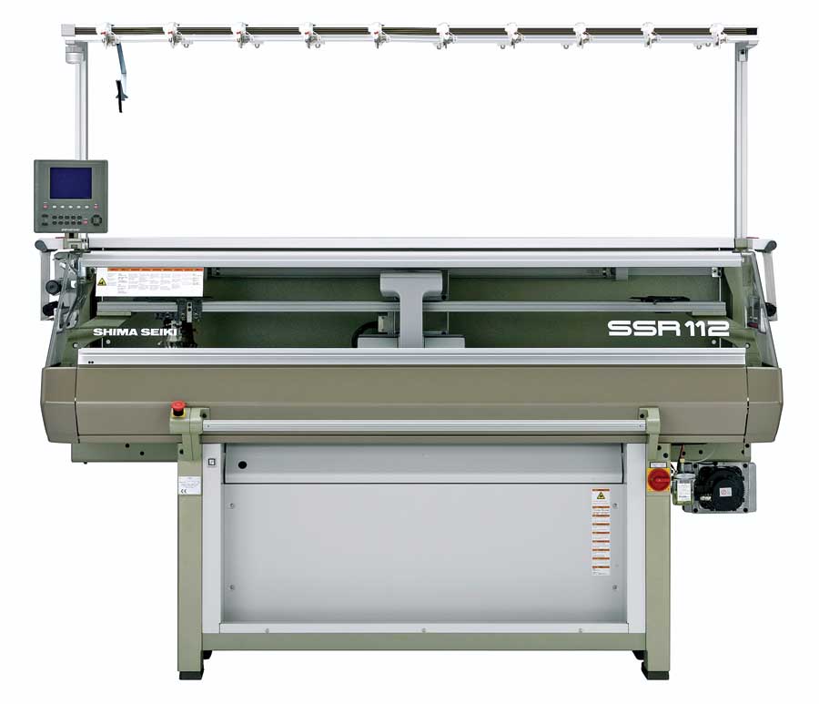 The latest economy model SSR 112SV from Shima Seiki is very popular among the Flat knitters in North India