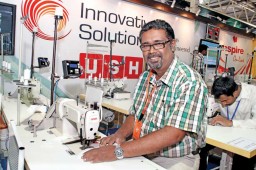 Mathew V Thomas, Managing Director, Xcellent Automations Pvt. Ltd. giving a demo of a terminal attached to the machine