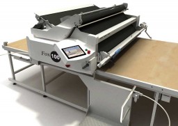 Fox 100 automatic spreader from Morgan is able to handle fabrics ranging from basic woven or knitted cottons to the most difficult to spread Lycra