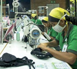 A bra being manufactured at one of the facility of MAS Intimates, Sri Lanka, one of the most renowned lingerie manufacturers in the world