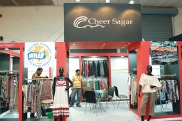 The WRAP certification prominently displayed at the Cheer Sagar stall