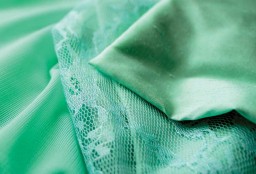 Modals, powerknits and novelty fabrics like laces are most preferred