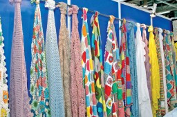Colourful crochet is for export and domestic market