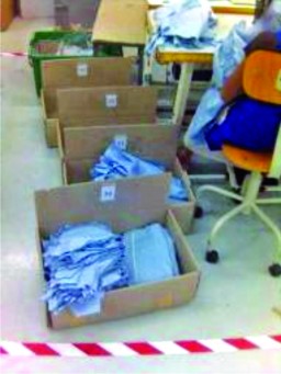 Figure 2 – Transport boxes created to reduce the chance of pieces getting mixed