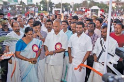Texfair was inaugurated by Elamaram Kareen, State Minister for Industries & Commerce, Kerala