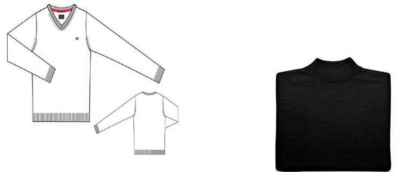 Picture 4 – V-neck T-shirts for men