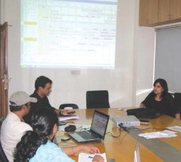 The Birdy Exports team in deep  discussion over Lean initiatives adopted with the help of FastReact