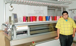 Vaibhav Behl of Janaksons International, the exclusive agents for Shima Seiki in India.