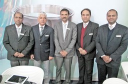 Sanjay Chawla, Sales Director, Regional Office-North, Groz-Beckert (2nd from left) with his team 